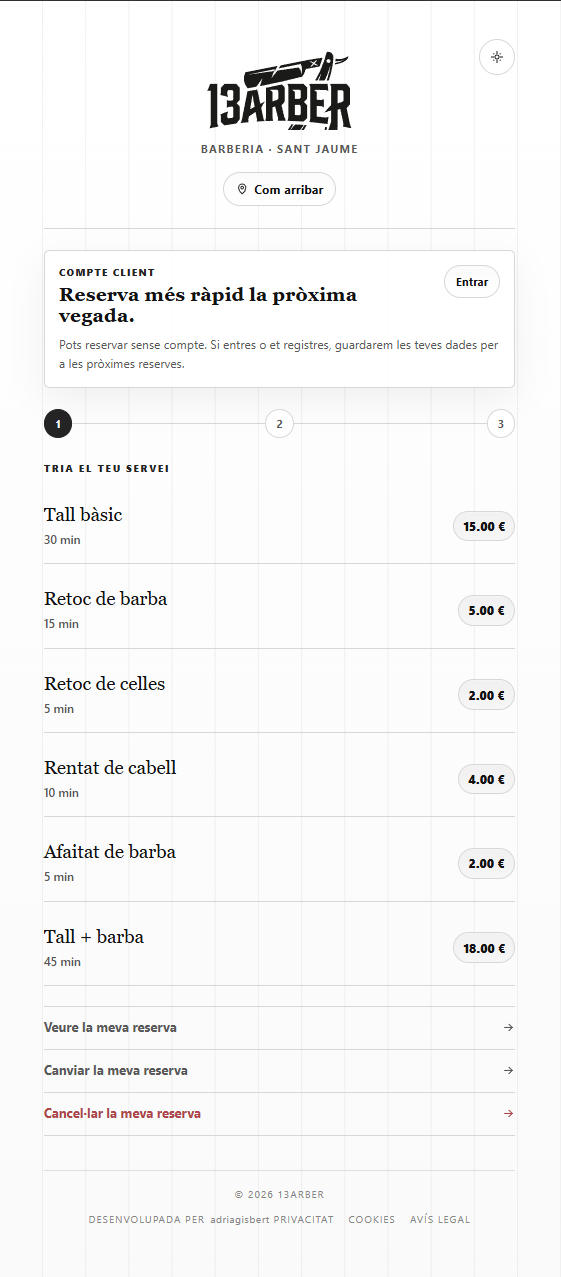 App de reservas en móvil - CitaPropia